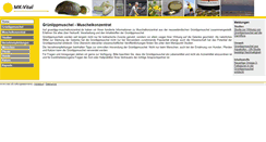 Desktop Screenshot of gruenlipp-muschelkonzentrat.de